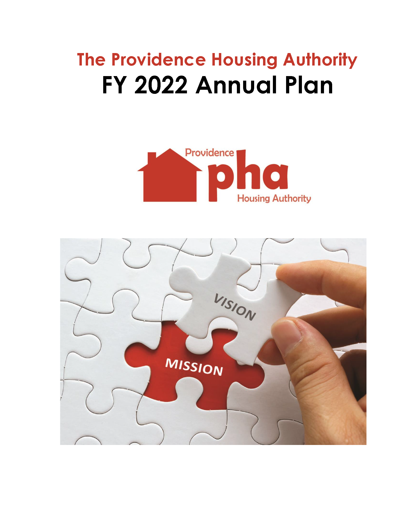 PHA S 2022 Draft Annual Plan And Capital Fund Five Year Plan