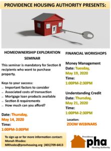 homeownership seminar may 2020